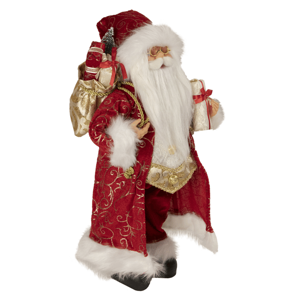 Northlight Filigree Santa Claus with Gifts Christmas Figurine