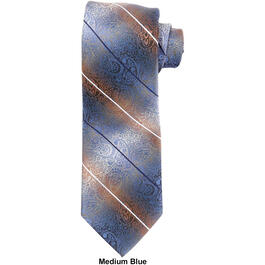 Mens Van Heusen Shaded Ombre Stripe Paisley XL Tie