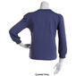 Womens Erika Rebecca Solid French Terry Top - image 2
