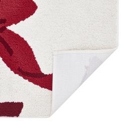 Hallmark Holiday Ribbon Bow Tufted 20x30 Bath Rug
