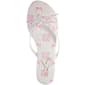 Womens Love 83 Bow and Floral Flip Flops - image 5