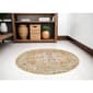 9th & Pike® Ivory and Yellow Medallion Round Area Rug - image 5