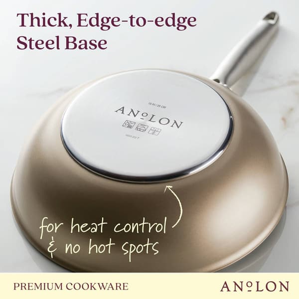 Anolon&#174; Ascend Hard Anodized Nonstick Stir Fry Pan - 10-Inch