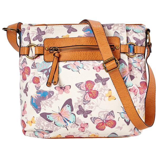 Bueno Butterfly Canvas Crossbody - image 