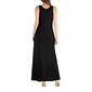 Womens 24/7 Comfort Apparel Scoop Neck Maxi Dress With Pockets - image 2