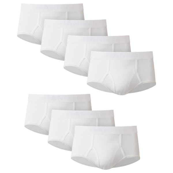 Mens Hanes&#174; Ultimate&#174; 7pk. Briefs - White