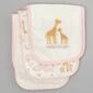 Baby Girl Le Top&#40;R&#41; 3pk. Dad''s Little Girl Giraffe Burp Cloths - image 1