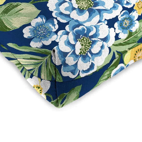 Jordan Manufacturing 2pk. Binessa Floral Wicker Seat Cushion Set