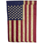 Northlight Embroidered Patriotic Tea-Stained USA Garden Flag - image 2