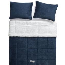 Swift Home Faux Fur and Sherpa Reverse Comforter Set