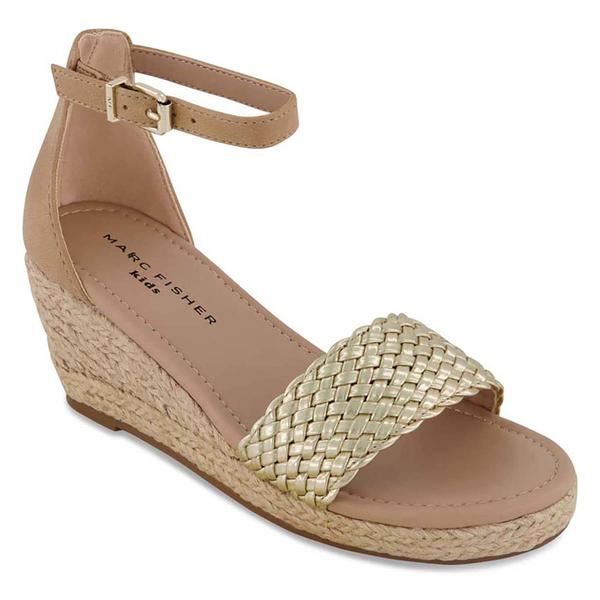Big Girls Marc Fisher Marren Web Wedge Sandals - image 
