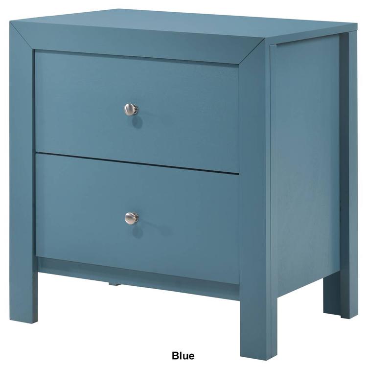 Passion Furniture Burlington 2-Drawer Nightstand