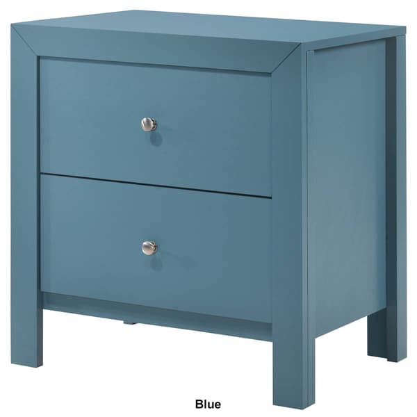 Passion Furniture Burlington 2-Drawer Nightstand