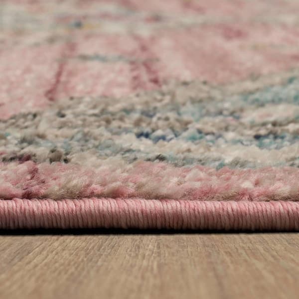 Mohawk Home Laughton Pink Runner