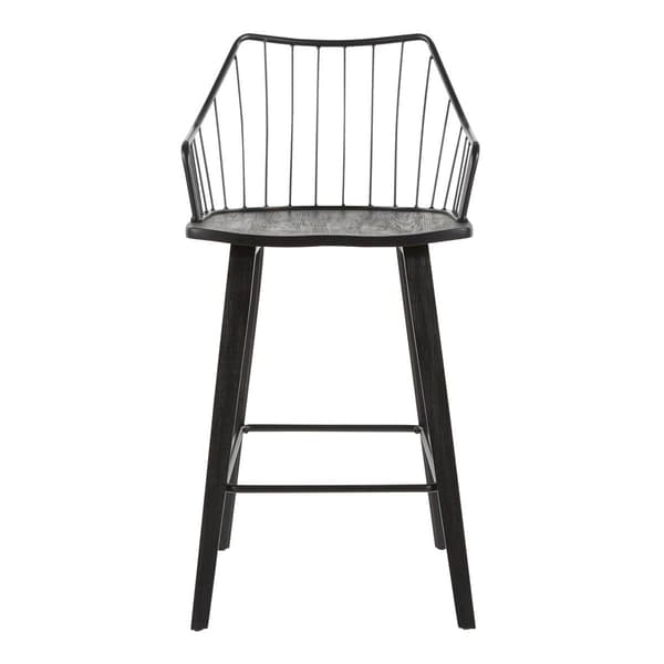 LumiSource Winston Farmhouse Counter Stool