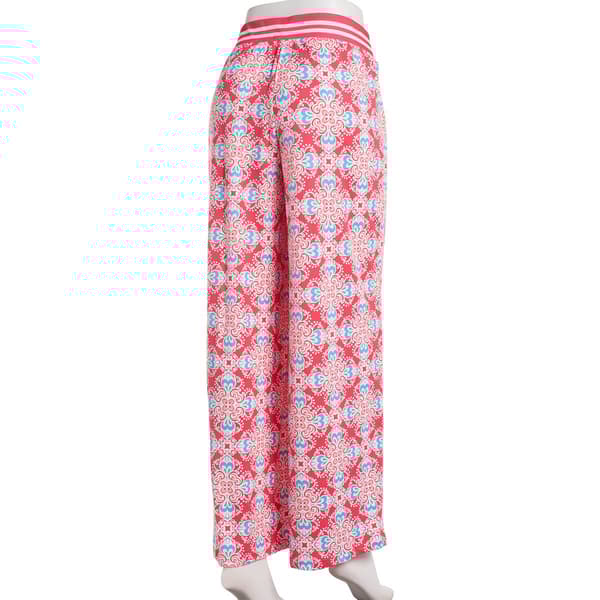Plus Size Muk Luks Cloud Knit Harbor Tile Wide Leg Pajama Pants