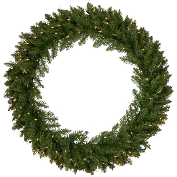 Northlight Seasonal 36in. Pre-Lit Artificial Christmas Wreath - image 