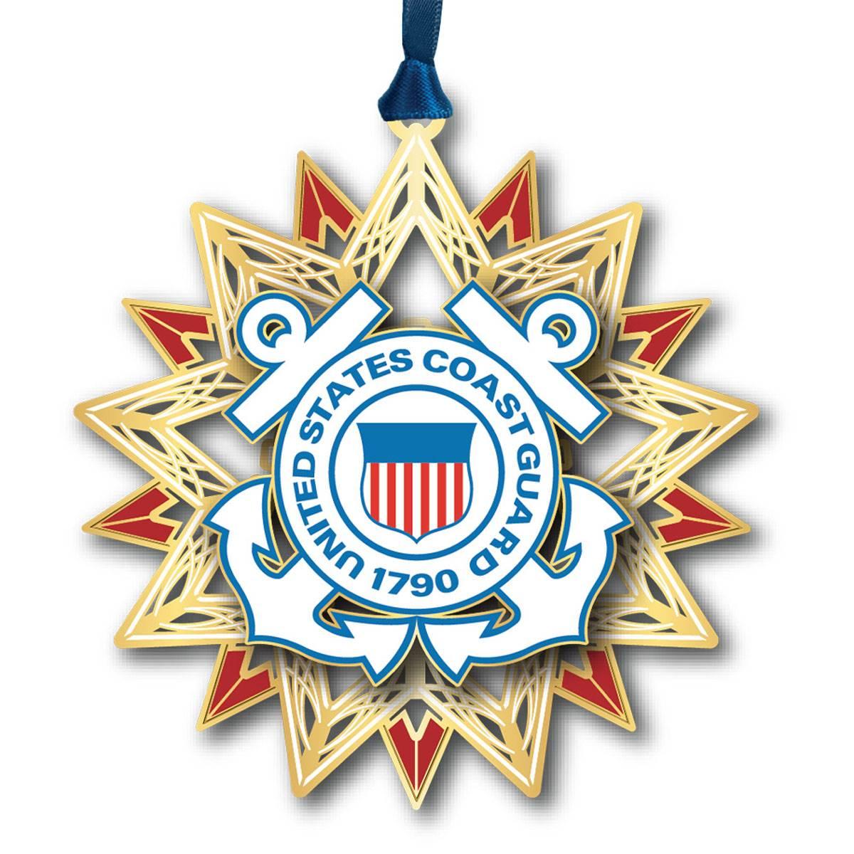 Beacon Design U.S. Coast Guard Star Ornament