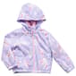 Toddler Girl Pink Platinum Butterfly Windbreaker - image 1