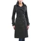 Womens BGSD Waterproof Classic Hooded Long Trench Coat - image 1