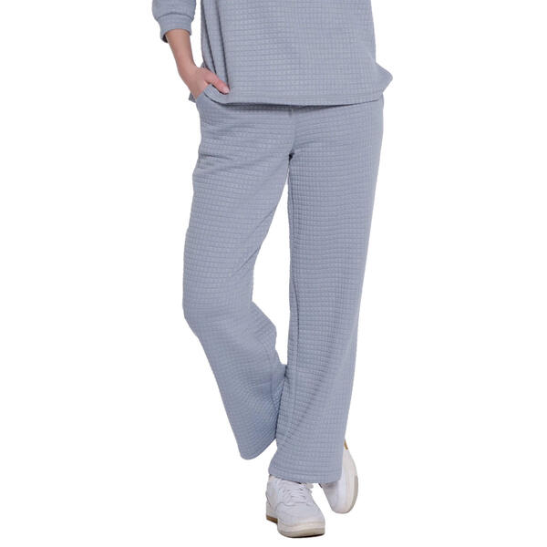 Womens Multiples Pull On Drawcord Waist Box Quilted Pants - image 