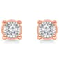 Diamond Classics™ Rose Gold Diamond Solitaire Stud Earrings - image 3
