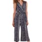 Womens Connected Apparel Sleeveless Print Side Tie Jumpsuit - image 3