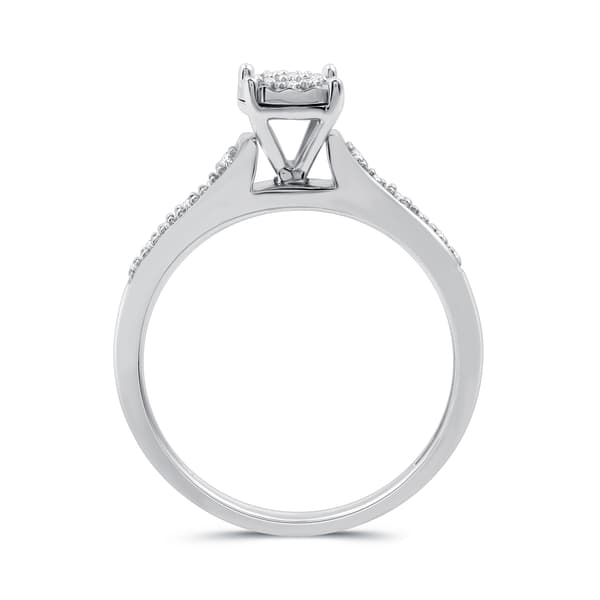 Nova Star&#174; 1/4ctw. Lab Grown Diamond Classic Channel Bridal Set