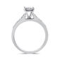 Nova Star&#174; 1/4ctw. Lab Grown Diamond Classic Channel Bridal Set - image 4