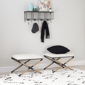 Linon Home Decor Ashburn Campaign Accent Stool - image 5