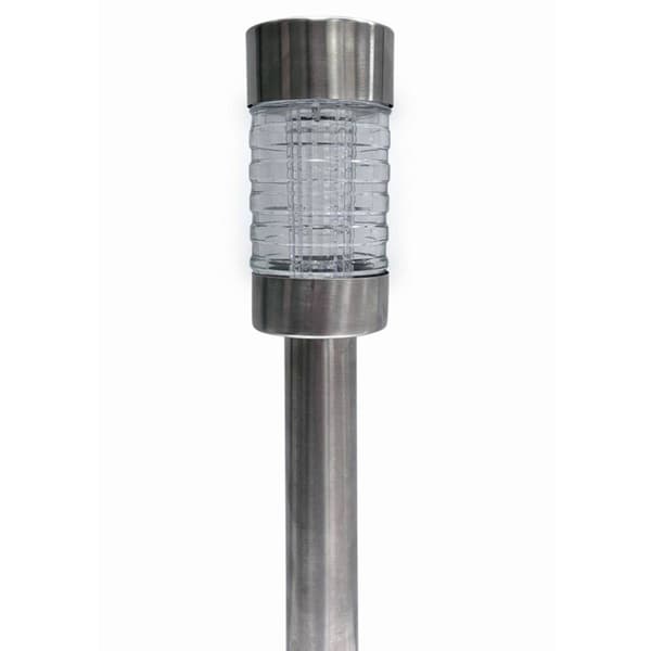 Solar Stainless Steel Lawn Stake with Glass Lens