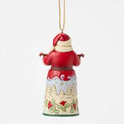 Jim Shore Santa I Heard The Bells Hanging Christmas Ornament