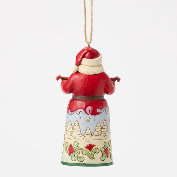 Jim Shore Santa I Heard The Bells Hanging Christmas Ornament