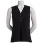 Plus Size Architect&#174; 2x2 Solid Ribbed Henley Tank Top - image 5