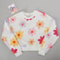 Girls (7-16) No Comment Long Sleeve Flower Pullover Sweatshirt - image 1