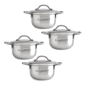 BergHOFF 18/10 Stainless Steel 2.5in. Mini Pots - Set of 4 - image 2