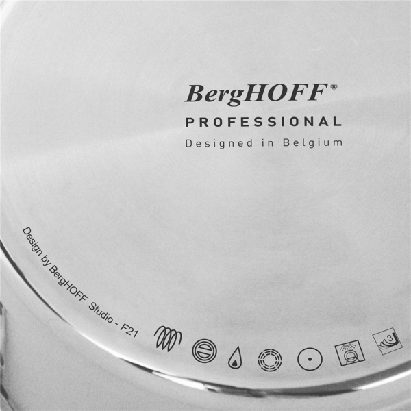 BergHOFF Professional 2pc. Tri-Ply Stainless Steel Cookware Set