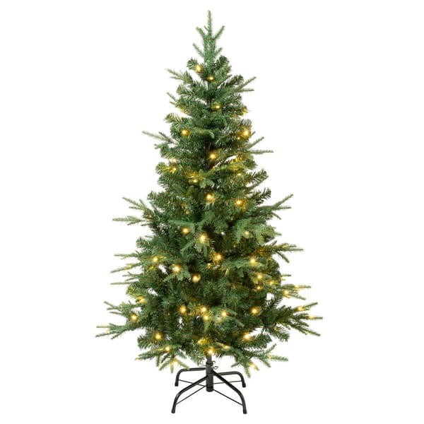 National Tree. Feel-Real&#40;R&#41; Duxbury Green Mixed Tree w/ 120 Lights