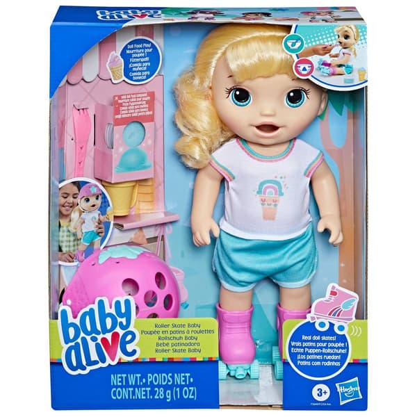 Hasbro Baby Alive Roller Skate Baby - Yellow