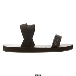Womens Fifth & Luxe Rhinestone Sandals with Backstrap
