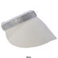 Womens Madd Hatter Straw Clip Visor Metallic Band - image 3