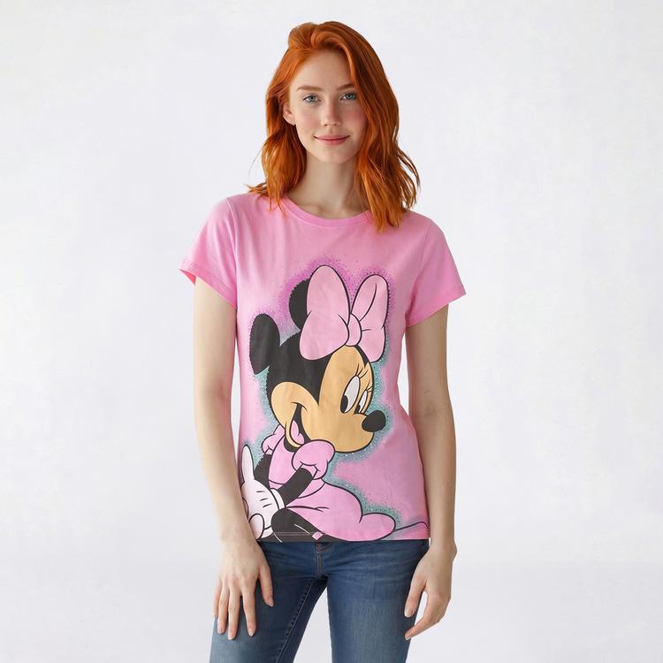 Juniors Freeze Minnie Rhinestone Girlfriend Tee