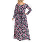Plus Size 24/7 Comfort Apparel Long Sleeve Empire Waist Dress - image 2