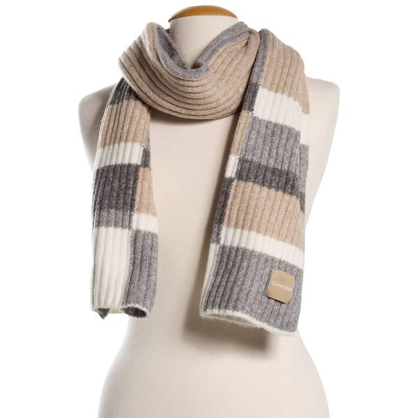 Womens Calvin Klein Color Block Scarf - image 