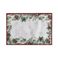 Threadmade Holly Berry Flourish Holiday Placemat - Set of 4 - image 2