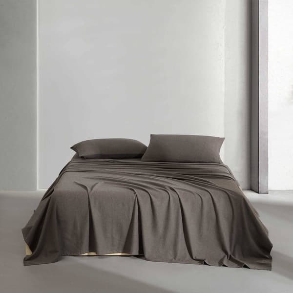Calvin Klein Melange Flannel Sheet Set
