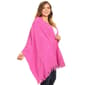 Plus Size White Mark Solid Shawl Poncho - image 4
