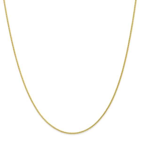 Gold Classics&#40;tm&#41; 10kt. 18in. Parisian Wheat Chain Necklace - image 