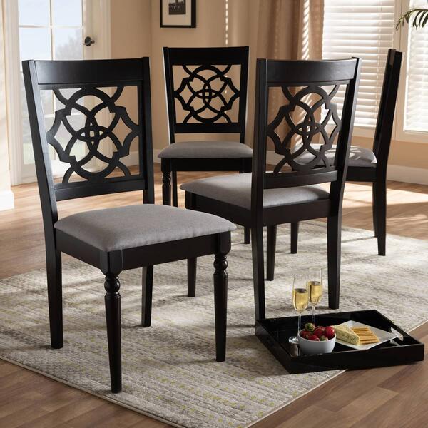 Baxton Studio Renaud Wooden Dining Chair - Set of 4 - image 
