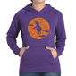 Plus Size LA Pop Art Spooky Witch Word Art Hooded Sweatshirt - image 1